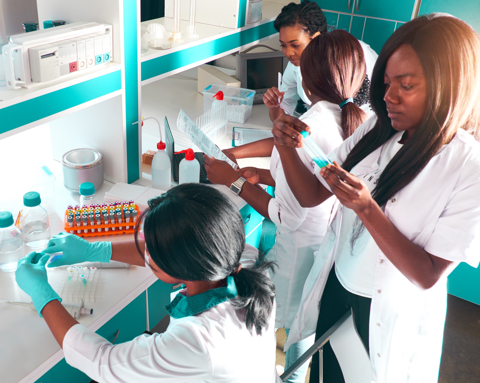 Female Scientists in Research Laboratory